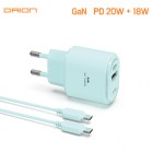 [�帮��] GaN���� PPS 20W CŸ�� USB 2��Ʈ �ʰ��� ������ ������ DR-PD20W-CU-T1 - PD C to C