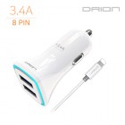 [�帮��] USB 2��Ʈ ������ ������ DR-CC1-342-8P - �ܾ��� 8�� (3.4A)