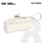[��Ƽ��] 10W ��ŷ�� ��ġ ���ĵ� ���� ���͸� MON-23-MINI5000 - 5000mAh (8��/PD���̺�)