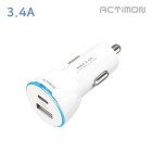 [��Ƽ��] CŸ�� USB 2��Ʈ ������ ������� MON-CC-3.4A-CU - 5V 3.4A (���̺� ������)