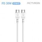 [��Ƽ��] PD 30W �ʰ��� CtoC ������ ���̺� MON-CC-PD30W-120 (1.2M) - PD C to C