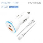 [��Ƽ��] �ִ� ��83W CŸ�� USB 2��Ʈ �ʰ��� �и��� ������ ������ MON-CC-PD65W18W - PD C to C (5V 3A)