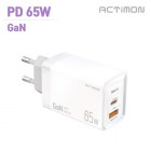 [��Ƽ��] GaN ���� PD ��65W �ʰ��� 2��Ʈ ������ ������� MON-PD65W-CU - 5V 3A (���̺� ������)