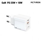 [��Ƽ��] GaN PPS 25W CŸ�� USB 2��Ʈ �ʰ��� ������ ������� MON-PD25W-CU-T1 (���̺� ������)