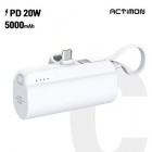 [��Ƽ��] PD 20W ��ŷ�� ��ġ ���ĵ� �������͸� MINI-PD20W-5000 - 5000mAh (CŸ��/PD���̺�)