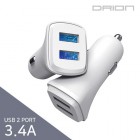 [�帮��] �и��� 2PORT ������ ������� DR-C1-342 - 3.4A (���̺� ������)