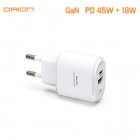 [�帮��] GaN PD 45W CŸ�� USB 2��Ʈ �ʰ��� ������ ������� D-PD45W-CU (���̺� ������)