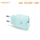 [�帮��] GaN PPS 20W CŸ�� USB 2��Ʈ �ʰ��� ������ ������� DR-PD20W-CU-T1 (���̺� ������)